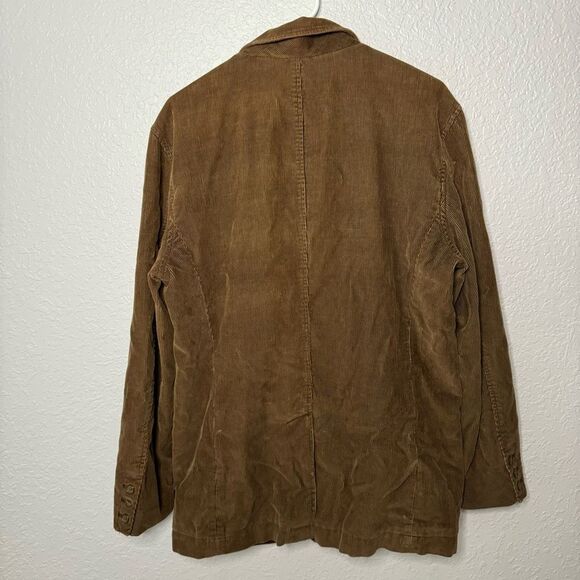 J Crew Corduroy Blazer Jacket Men sz M Brown Pocket Classic Fit Academia Preppy - Picture 7 of 7